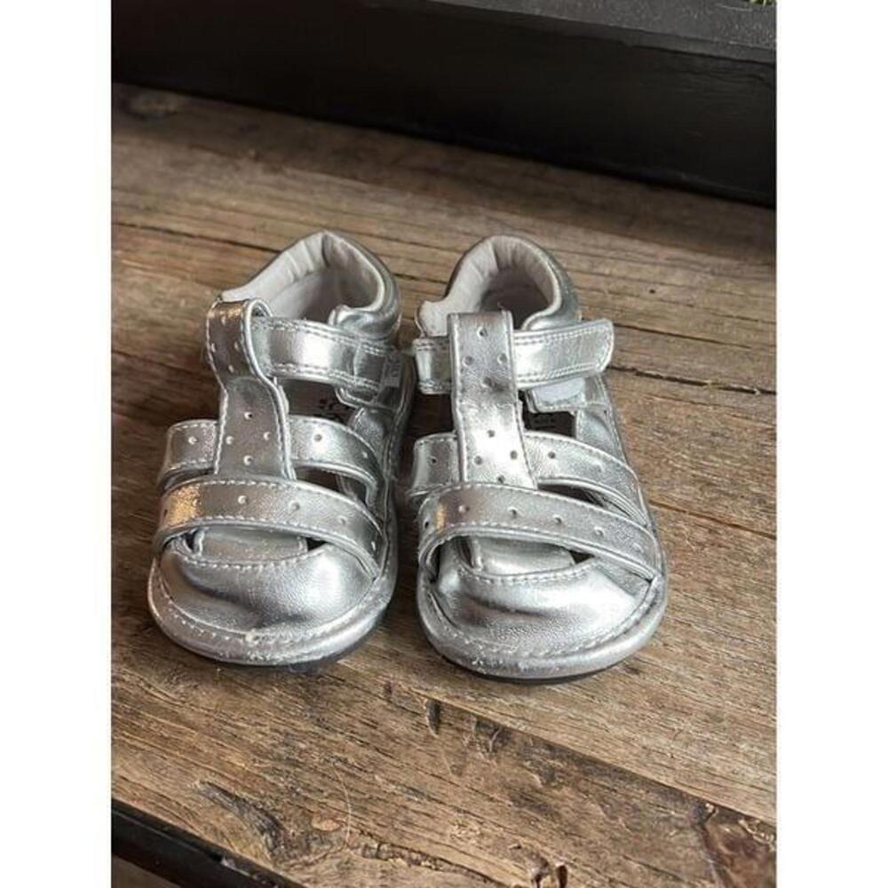 Jack & Lily silver Luna Closed-Toe Sandal silver size 6